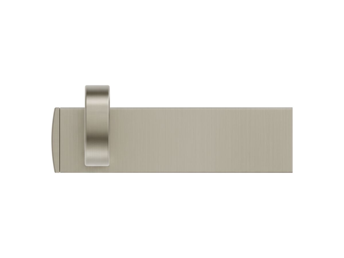 Supporting Image - Mizu Soothe Toilet Roll Holder Brushed Nickel - Side