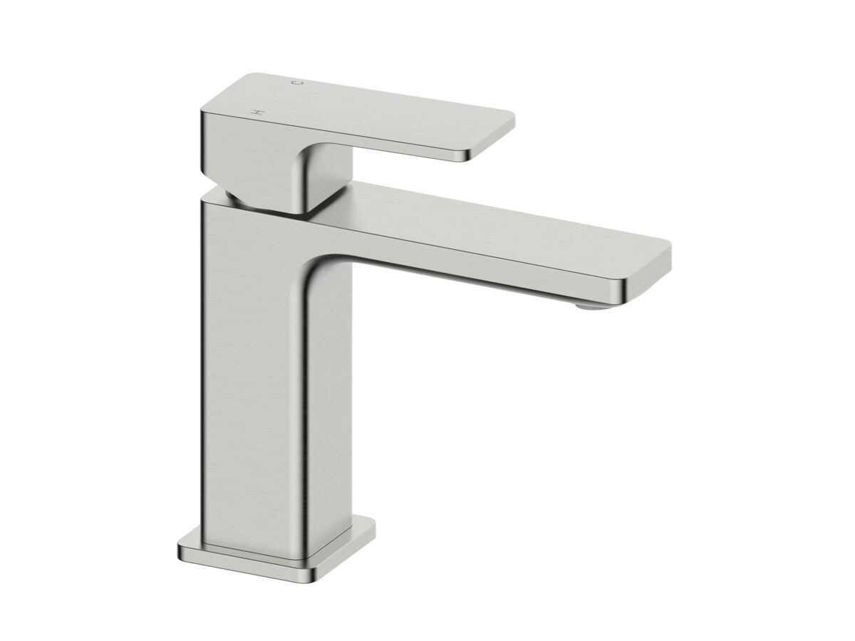 Hero - Mizu Bloc Basin Mixer Brushed Nickel (6 Star) Lead Free