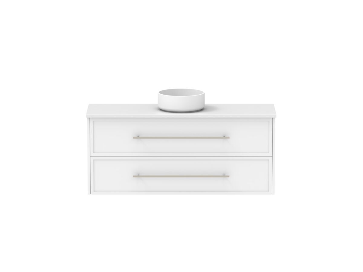 Supporting Image - Kado Lux Ensuite All Drawer Twin 1200mm Wall Hung Centre Basin 20mm Top Shaker