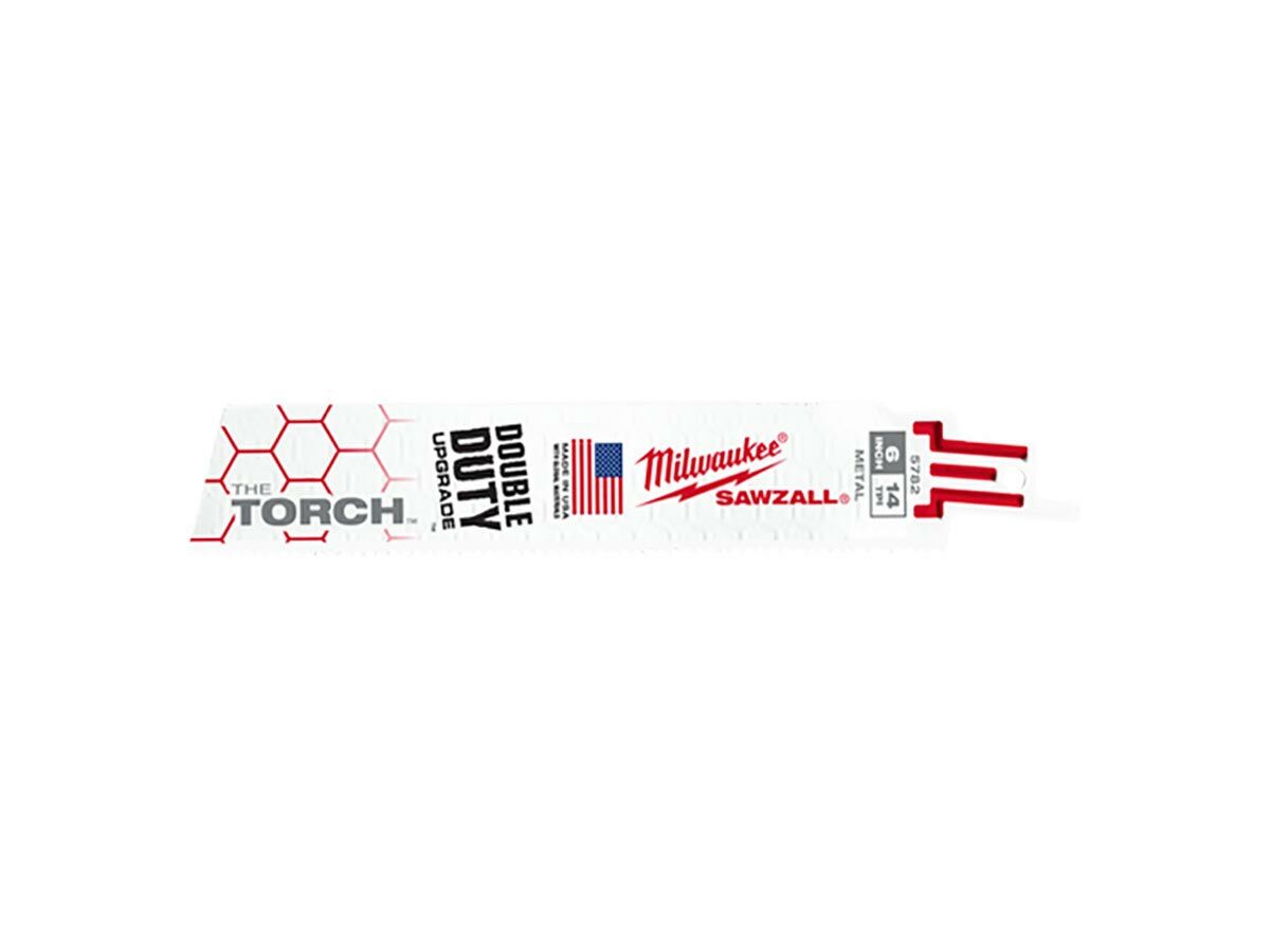 Milwaukee Reciprocating 150mm 14tpi Torch Bimetal 5 pack