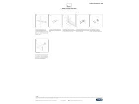Installation Instructions - Faucet Strommen Vara Double Towel Rails