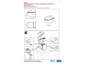 Installation Instructions - Roca Meridian In Tank Wall Hung Pan with Soft Close Seat & I Support White (4 Star)