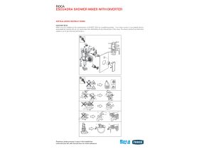 Installation Instructions - Roca Escuadra Shower Mixer Tap with Diverter