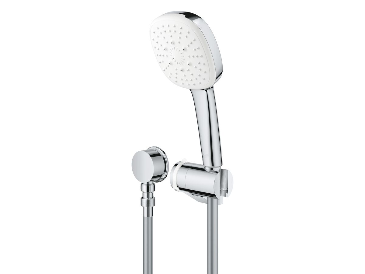 Hero - GROHE Tempesta Cube Hand Shower and Bracket Chrome Plated