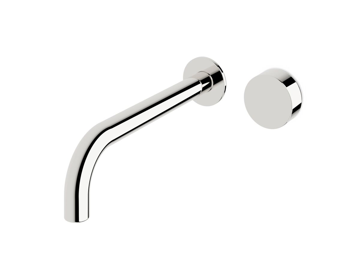 Sussex Pure Progressive Wall Basin Mixer Tap System 250mm Chrome (3 Star)