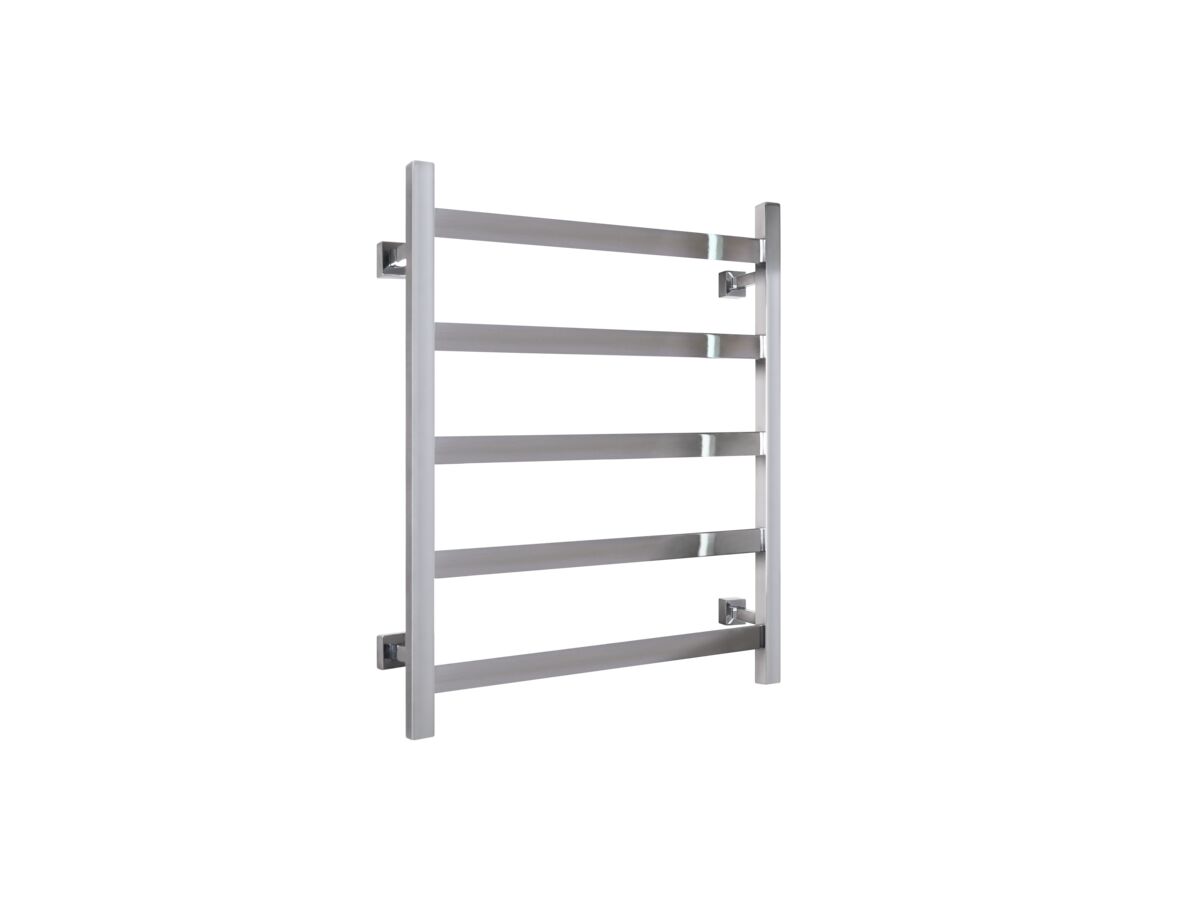 Mizu Bloc MK2 750 x 800mm Heated Towel Rail Low Voltage 24V Polished Stainless Steel