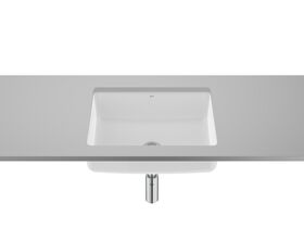 Hero - Roca Sofia Under Counter Basin 500mm X 400mm No Taphole With Overflow White