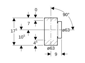 Geberit Inspection Opening (27A) 63mm