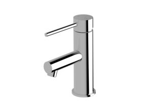 Sussex Scala Basin Mixer Tap with 100mm Pin Chrome (6 Star)