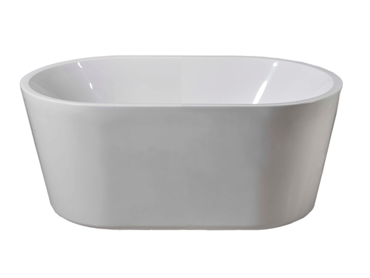 Posh Solus Freestanding Bath 1500 x 700 x 560mm White No Overflow