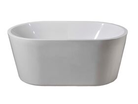 Posh Solus Freestanding Bath 1500 x 700 x 560mm White No Overflow
