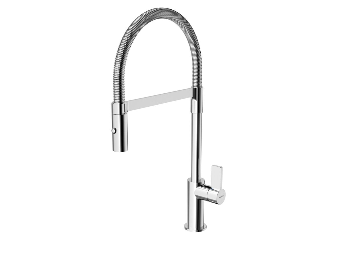 Supporting Image - Nobili Flag Gooseneck Pull Down Sink Mixer Tap Chrome (4 Star)