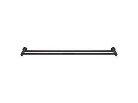 Scala Double Towel Rail 900mm LUX PVD Matte Opium Black