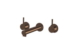 Sussex Scala Bath Set 200mm LUX PVD Brushed Rare Bronze