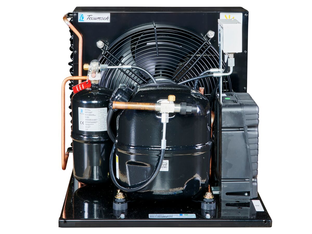 Tecumseh AJ2 HTA Condensing Unit 1 1/4 R404 MHBP CAJT4517ZHR-FZ-3 with Pressure Control 1.5 HP