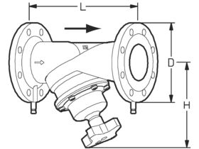 TA Balancing Valve STAF PN16