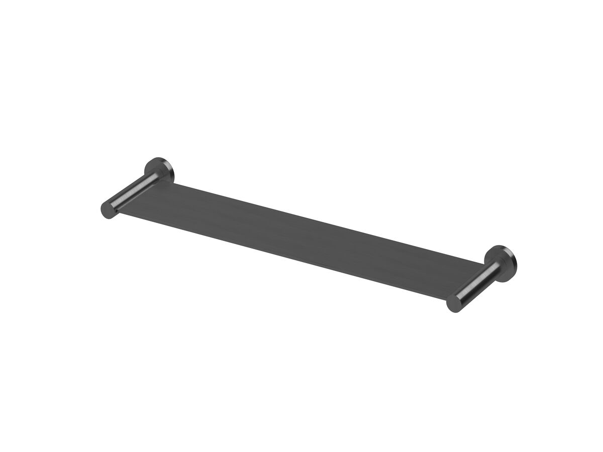 Sussex Pure Metal Vanity Shelf PVD Brushed Gunmetal