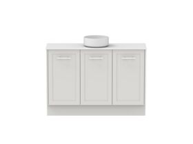 Hero - Kado Lux Ensuite All Door 1200mm Floor Mount Centre Basin 12mm Durasein Top