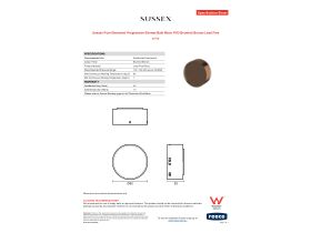 Specification Sheet - Sussex Pure Elemental Progressive Shower/Bath Mixer PVD Brushed Bronze Lead Free