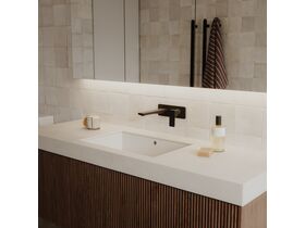 Mizu Bloc Wall Basin Matte Black