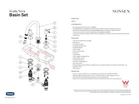 Installation Instructions - Sussex Scala Nova Basin Set (5 Star) Lead Free