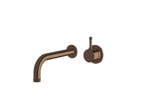 Hero - Sussex Scala Nova Wall Basin/Bath Mixer System 200mm PVD Brushed Bronze (5 Star) Lead Free