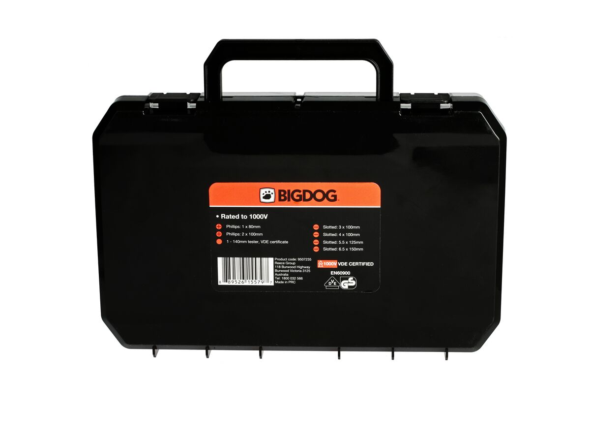 Bigdog VDE Screwdriver Set 7 Piece