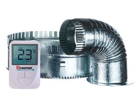 Ecostar T/Stat Digital Flue Kit Internal