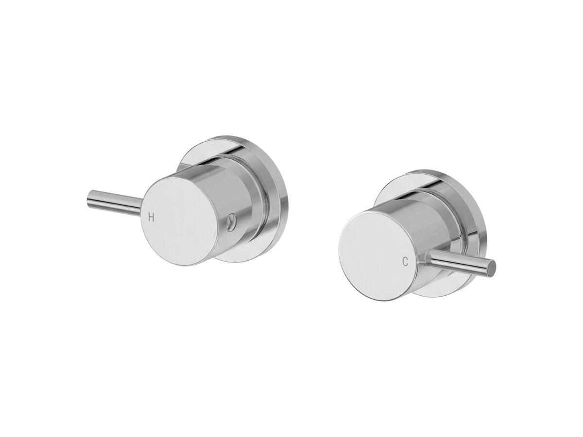 Mizu Drift Wall Top Assemblies Chrome