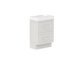 Supporting Image - Kado Lux Ensuite All Drawer Twin 600mm Floor Mount Centre Basin 90mm Top