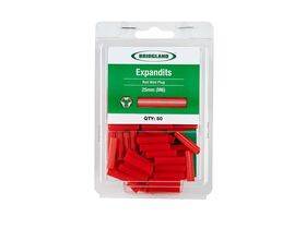 Bridgland Expandit Red 6mm x 25mm (50)