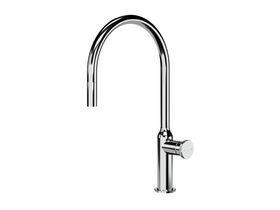 Hero - Faucet Strommen Vara Disc Gooseneck Pull Out Sink Mixer Tap 2 Function Chrome (4 Star) Lead Free