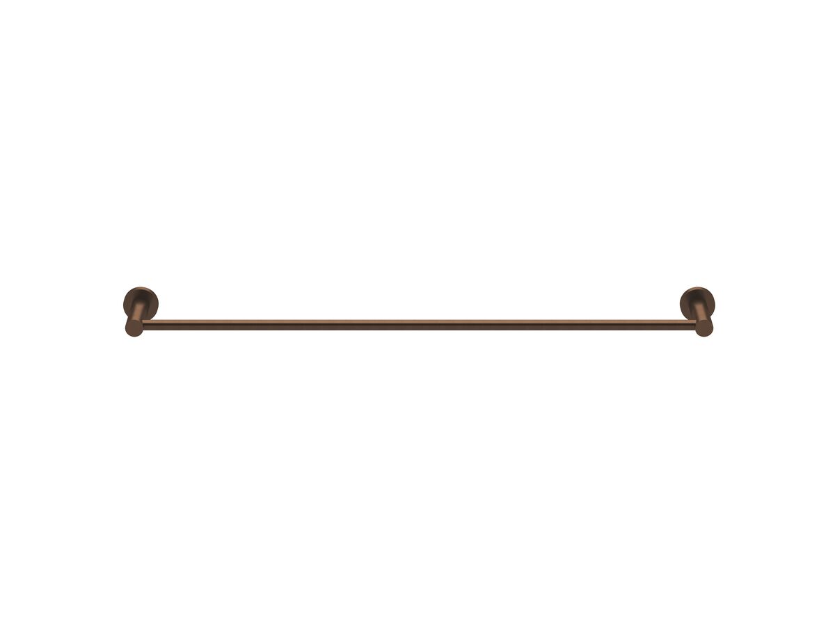 Sussex Pure Single Towel Rail 600mm PVD Brushed Bronze