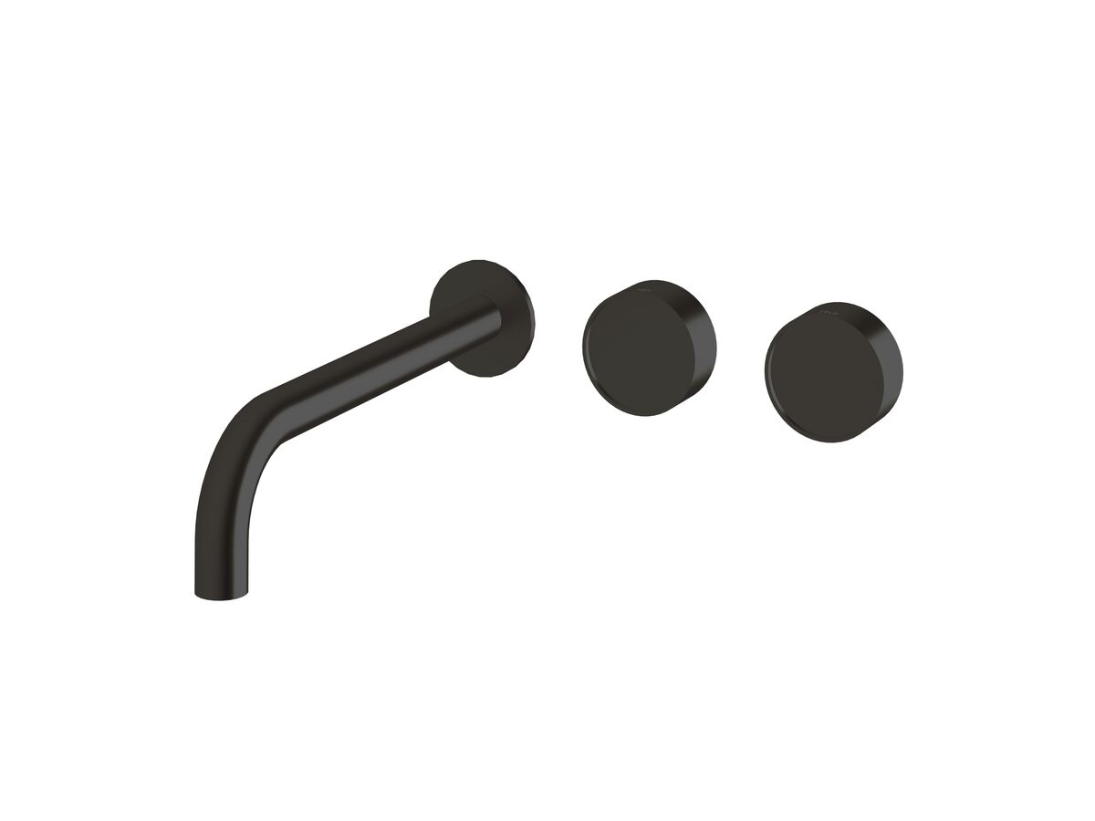 Hero - Sussex Pure Elemental Wall Bath Hostess System 250mm PVD Matte Black