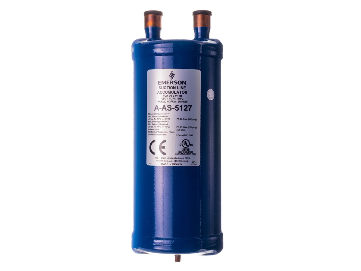 Emerson Suction Accumulator 7/8" Solder AAS-5127