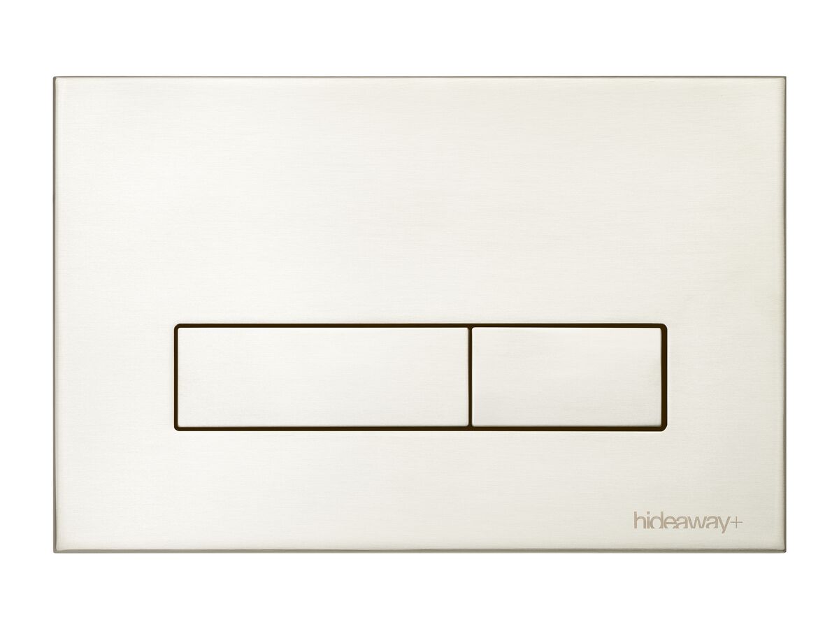 Hideaway+ Metal Button Brushed Nickel