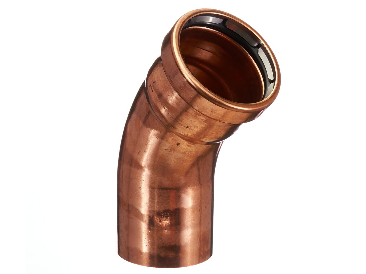 >B< Press Water Elbow Male & Female 45 Degree x 80mm