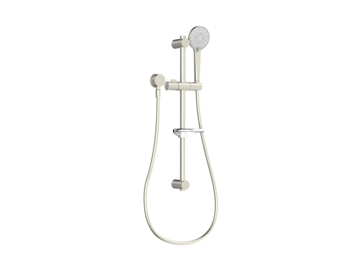 Hero - Posh Bristol MK2 Single Rail Shower 5 Function Brushed Nickel (3 Star)