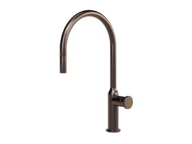 Hero - Faucet Strommen Vara Disc Gooseneck Pull Out Sink Mixer Tap 2 Function Armada Bronze (4 Star) Lead Free