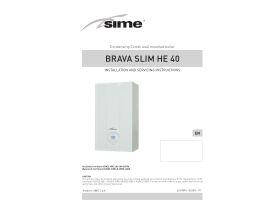 Installation Instructions - Sime Brava Slim Condensing Combi Boiler