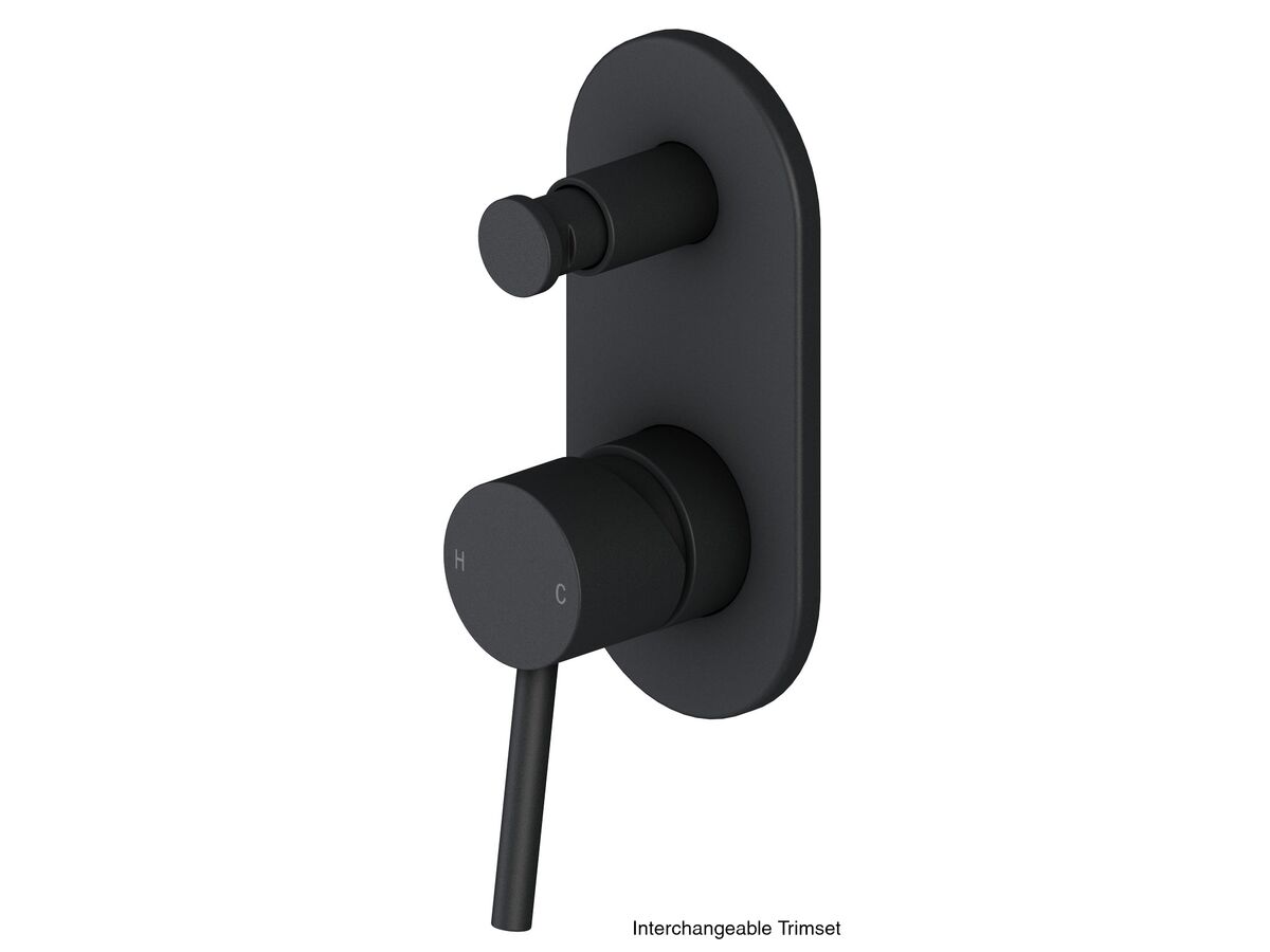 Mizu Drift MK2 Shower Mixer with Diverter (kit) Matte Black
