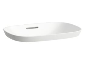 LAUFEN Ino Semi Inset Basin with Overflow No Taphole 500mm White