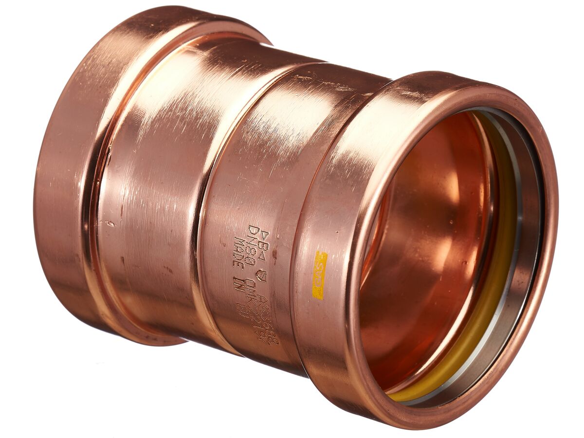 >B< Press Gas Straight Connector 80mm