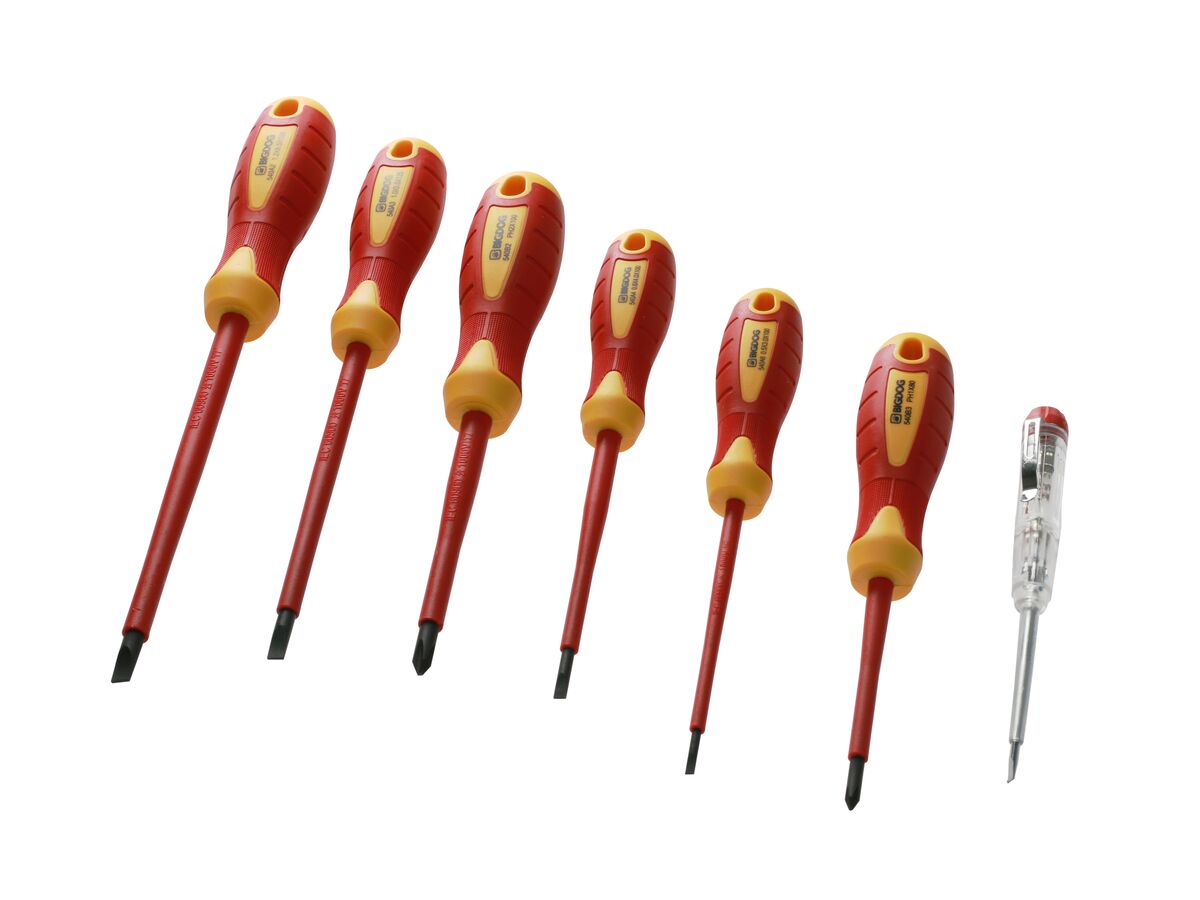 Bigdog VDE Screwdriver Set 7 Piece