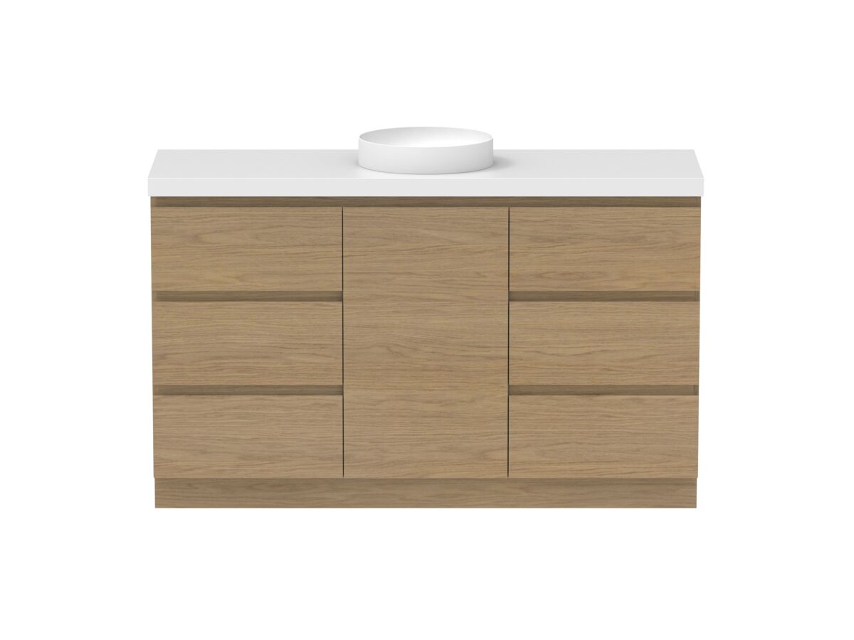 Supporting Image - Posh Domaine Plus Hamper 1500 Floor Mounted Centre Bowl 50mm Top