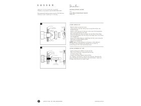Installation Instructions - Sussex Scala Mixer Tap Handshower System Chrome (3 Star)