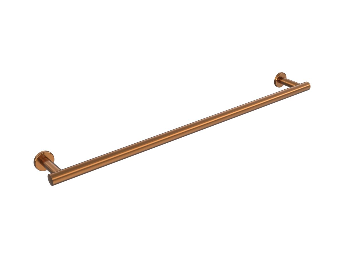 Hero - Mizu Drift Single Towel Rail 700mm Brushed Bronze