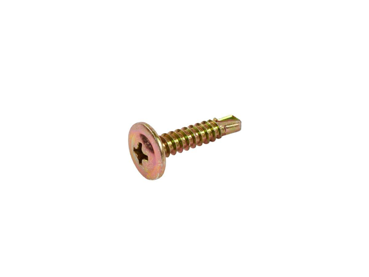 Bridgland Button Head Screw Metal Yellow Zinc 8-15 x 20mm (100)
