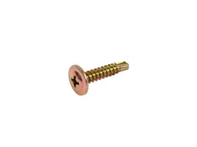 Bridgland Button Head Screw Metal Yellow Zinc 8-15 x 20mm (100)
