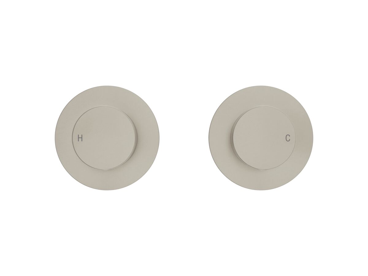 Supporting Image 2 - Mizu Drift Dial Wall Top Assemblies Brushed Nickel Lead Free - Front